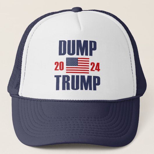 Dump Trump 2024 Trucker Pet (Voorkant)