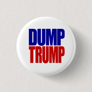 "DUMP TRUMP" 2,25-inch Ronde Button 3,2 Cm