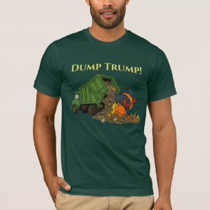 DUMP TRUMP! Anti-Trump Anti-Republikeinse Politiek T-shirt