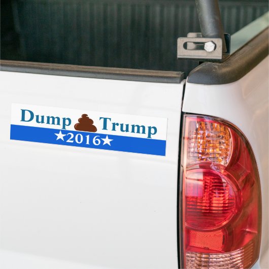 Dump Trump Anti-Trump Bumpersticker (Op Truck)