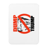 Dump Trump - Anti-Trump Magneet (Verticaal)