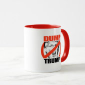 Dump Trump - Anti-Trump Mok (Voorkant rechts)
