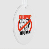 Dump Trump - Anti-Trump Ornament (voorkant)
