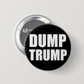 Dump Trump Badge Button Pin (Voorkant /achterkant)