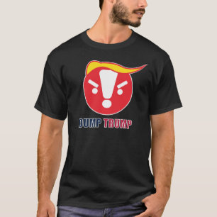 Dump Trump Big Emoji T-shirt: Mannen/T-shirt met z T-shirt