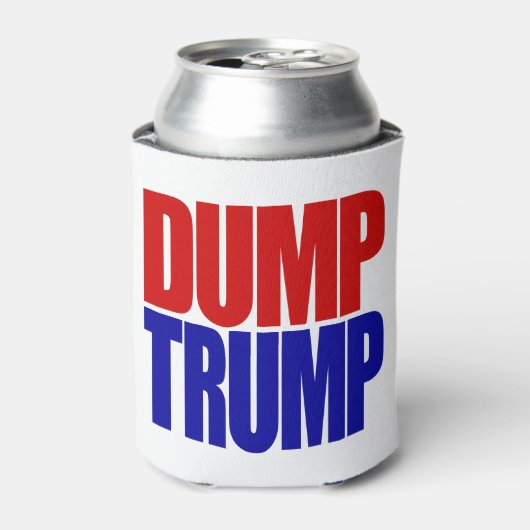 "DUMP TRUMP" BLIKJESKOELER (Blikje Voorkant)