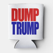 "DUMP TRUMP" BLIKJESKOELER (Voorkant)