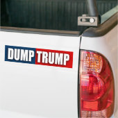 "DUMP TRUMP" BUMPERSTICKER (Op Truck)