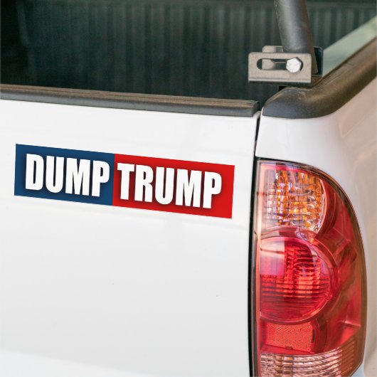 "DUMP TRUMP" BUMPERSTICKER (Op Truck)