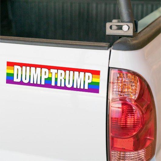 "DUMP TRUMP" BUMPERSTICKER (Op Truck)
