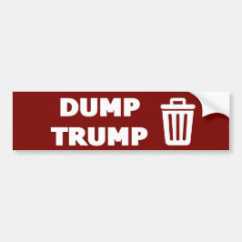 Dump Trump Bumpersticker