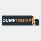 Dump Trump Bumpersticker (Voorkant)
