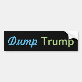 Dump Trump Bumpersticker