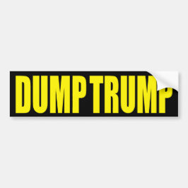 "DUMP TRUMP" BUMPERSTICKER