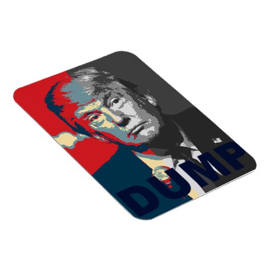 Dump Trump-campagne | Anti Donald Trump Magneet (Rechterzijde)