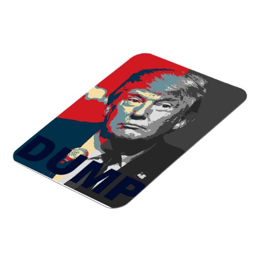 Dump Trump-campagne | Anti Donald Trump Magneet (Linkerzijde)