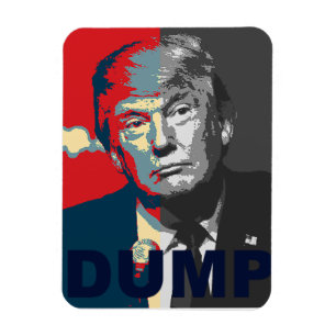 Dump Trump Campaign   Anti-Donald Trump Magnet Magneet