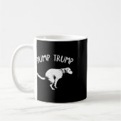 Dump Trump Dog Pooping Koffiemok (Links)