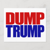 "DUMP TRUMP" FLYER (Voorkant)