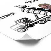 Dump Trump Foto Afdruk (Hoek)