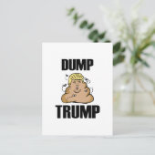 Dump Trump grappig Briefkaart (Staand voorkant)