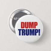 Dump Trump - Impeach President Trump Ronde Button 5,7 Cm (Voorkant /achterkant)