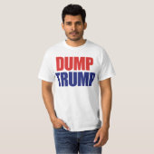 Dump Trump - Impeach President Trump T-shirt (Voorkant volledig)