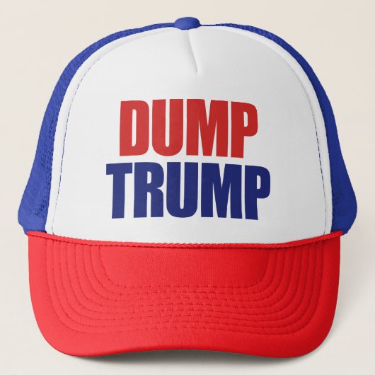 Dump Trump - Impeach President Trump Trucker Pet (Voorkant)