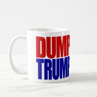 "DUMP TRUMP" (linkshandig) Koffiemok