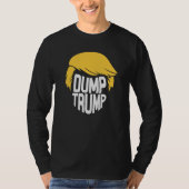 Dump Trump Long hoes shirt (Voorkant)
