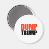 Dump Trump Magneet (Voorkant / Achterkant)
