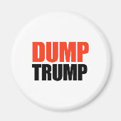 Dump Trump Magneet (Voorkant)