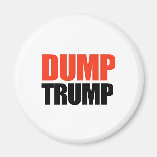 Dump Trump Magneet (Voorkant)
