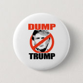 Dump Trump nu Ronde Button 5,7 Cm (Voorkant)