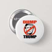 Dump Trump nu Ronde Button 5,7 Cm (Voorkant /achterkant)