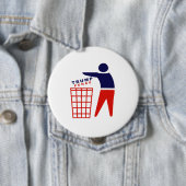 Dump Trump Pence - Anti-Trump - Ronde Button 4,0 Cm (In situ)