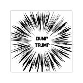 Dump Trump Political Self Inking Stamp Zelfinktende Stempel (Design)