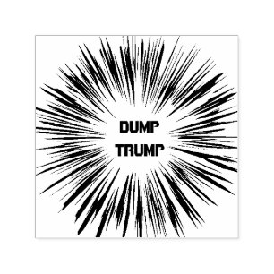 Dump Trump Political Self Inking Stamp Zelfinktende Stempel