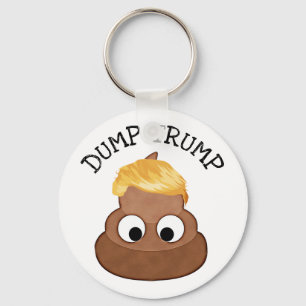 Dump Trump Poop stapel "anti-Trump" politieke humo Sleutelhanger