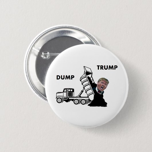 Dump Trump Ronde Button 5,7 Cm (Voorkant /achterkant)