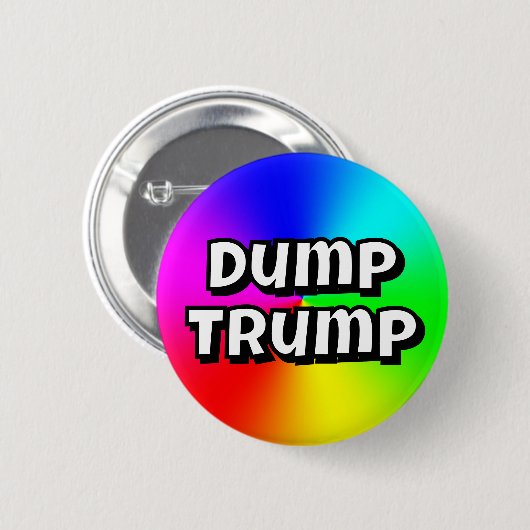 Dump Trump Ronde Button 5,7 Cm (Voorkant /achterkant)
