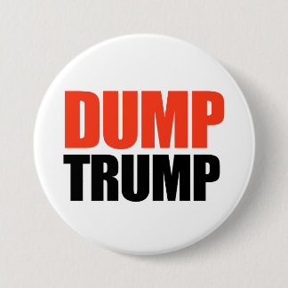 Dump Trump - Ronde Button 7,6 Cm