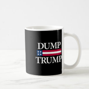 Dump Trump-shirts Zwart Uni Volwassene Modern Poli Koffiemok