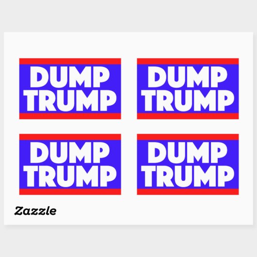 Dump Trump Sticker (Vel)