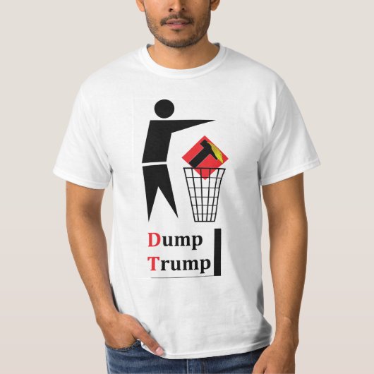 Dump Trump T-shirt (Voorkant)