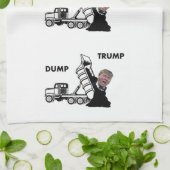 Dump Trump Theedoek (Gevouwen)