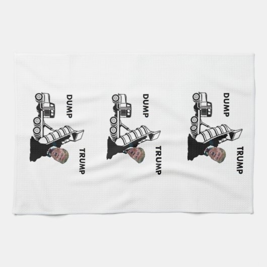 Dump Trump Theedoek (Horizontaal)