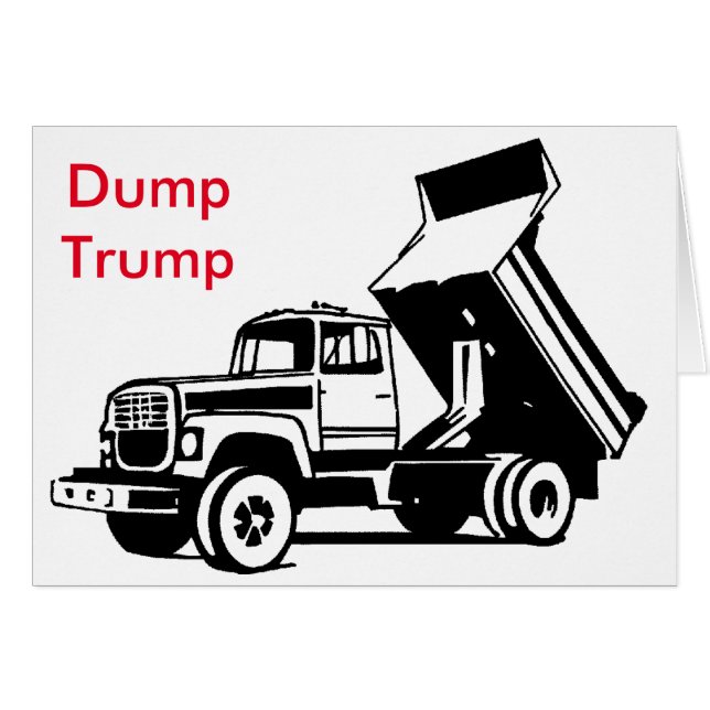 Dump Trump truck (Voorkant Horizontaal)