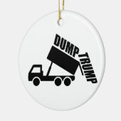 Dump Trump truck Keramisch Ornament (Links)