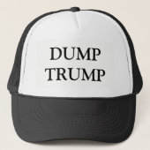 Dump Trump Trucker Hat Trucker Pet (Voorkant)